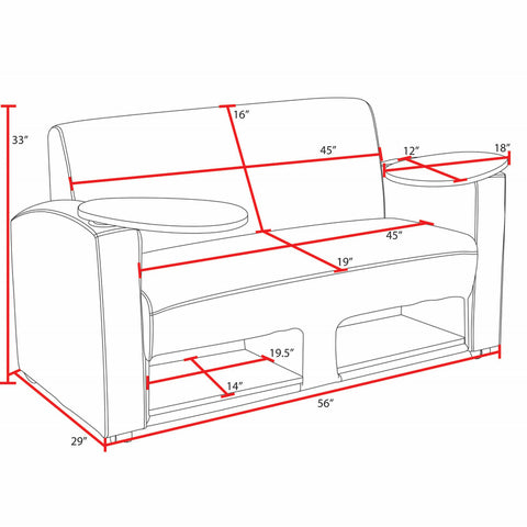 Black|Java / With Tablet Arm