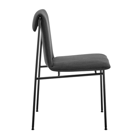 Anthracite / Upholstered Dining Chair, Set of 2