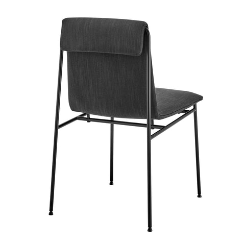 Anthracite / Upholstered Dining Chair, Set of 2