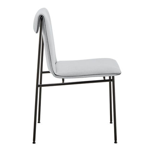 Light Gray / Upholstered Dining Chair, Set of 2