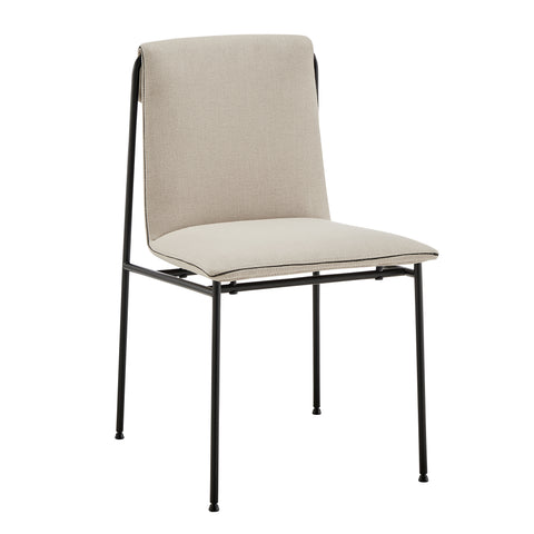 Tan / Upholstered Dining Chair, Set of 2