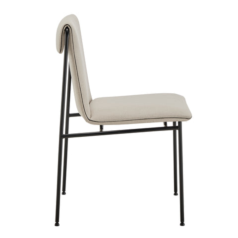 Tan / Upholstered Dining Chair, Set of 2