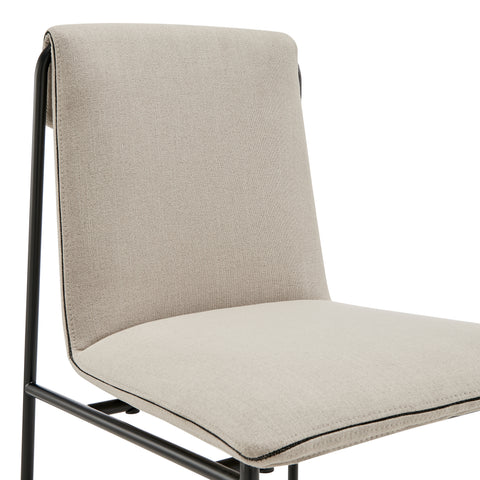 Tan / Upholstered Dining Chair, Set of 2