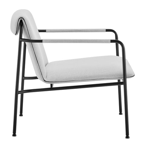 Light Gray / Upholstered Lounge Chair