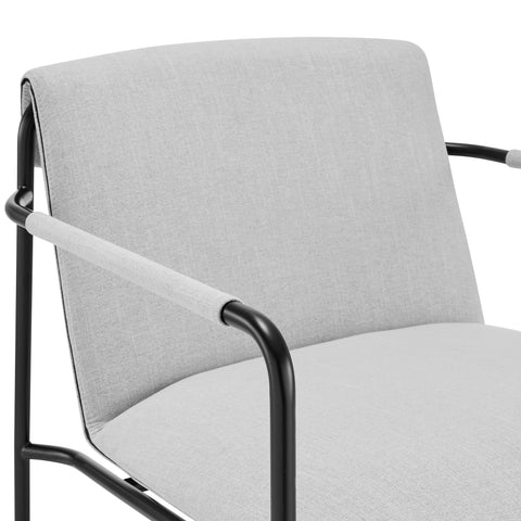Light Gray / Upholstered Lounge Chair
