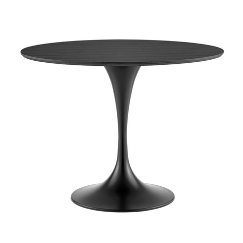 Black/Matte Black / 40 Round Dining Table
