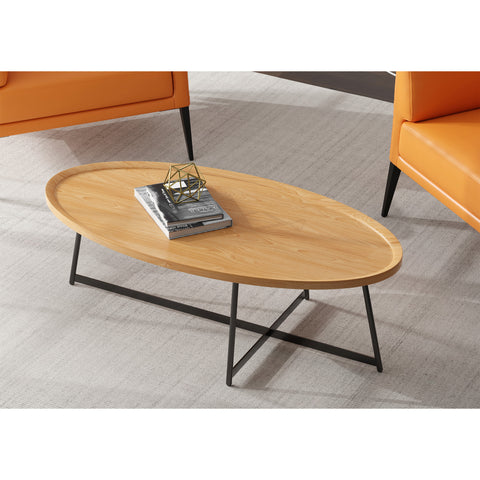 Oak / Oval Coffee Table