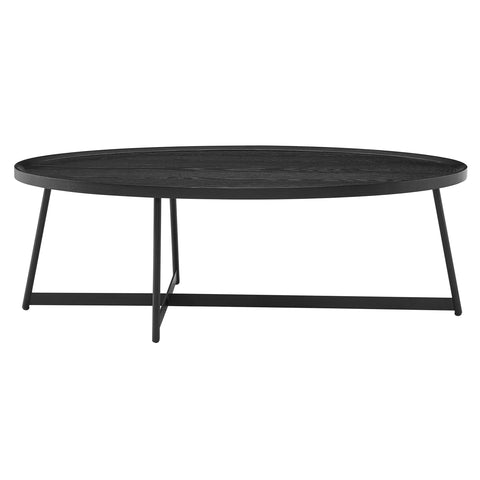 Black / Oval Coffee Table