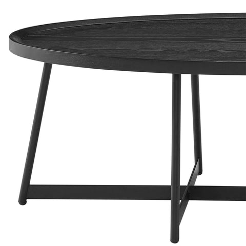 Black / Oval Coffee Table