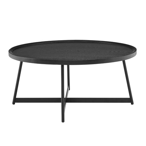 Black / Round Coffee Table