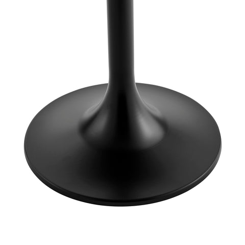 Oak/Matte Black / 20 Round Side Table