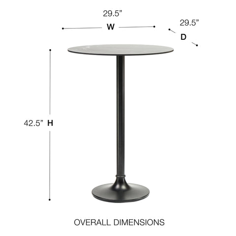 Black / Bar Table