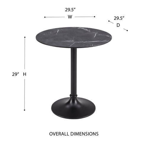Black / Bistro Table