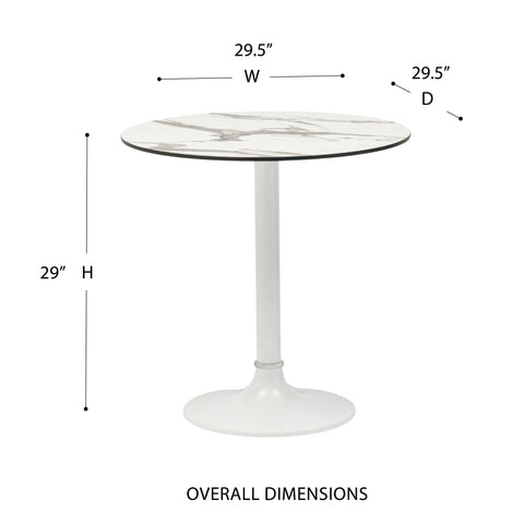 White / Bistro Table