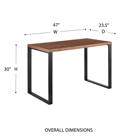 Walnut/Matte Black