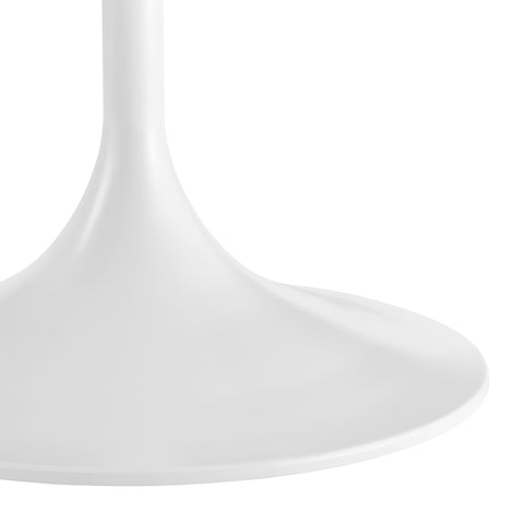 High Gloss White Ceramic/High Gloss White / 47 Round Coffee Table