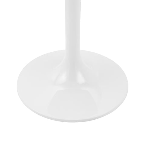 High Gloss White Ceramic/High Gloss White / 20 Round Side Table
