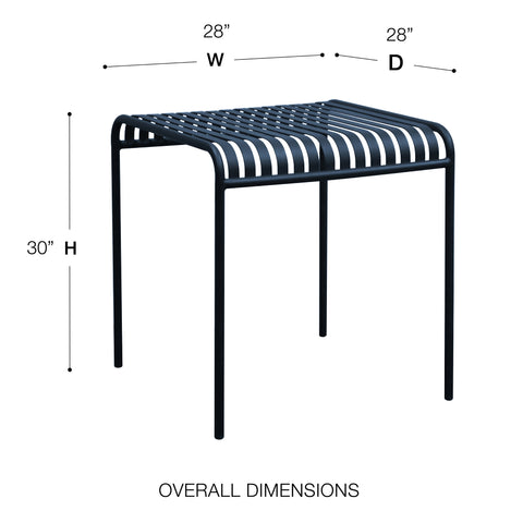 Dark Blue / 28 Square Dining Table