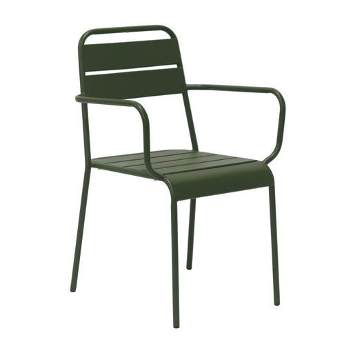 Dark Green / Set of 2 Arm Chairs