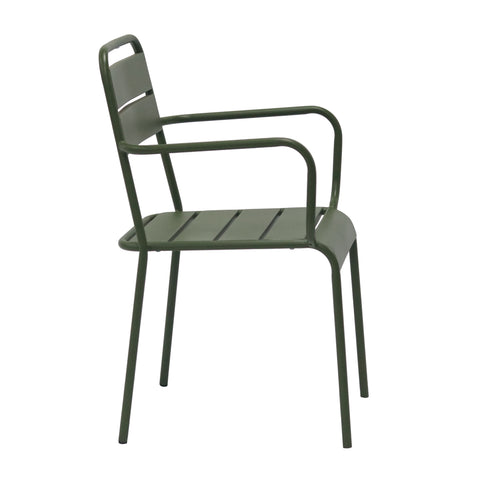Dark Green / Set of 2 Arm Chairs