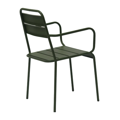 Dark Green / Set of 2 Arm Chairs