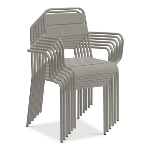 Oyster Gray / Set of 2 Arm Chairs