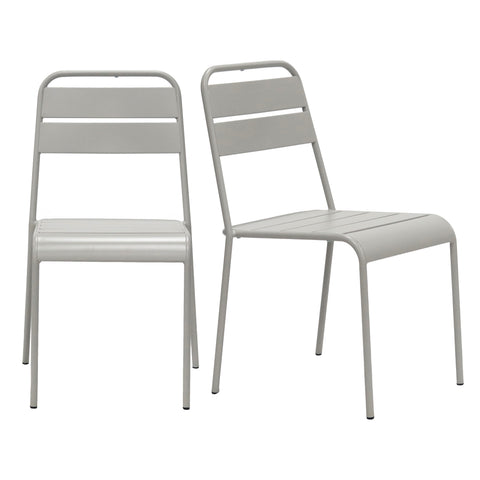 Oyster Gray / Set of 2 Side Chairs
