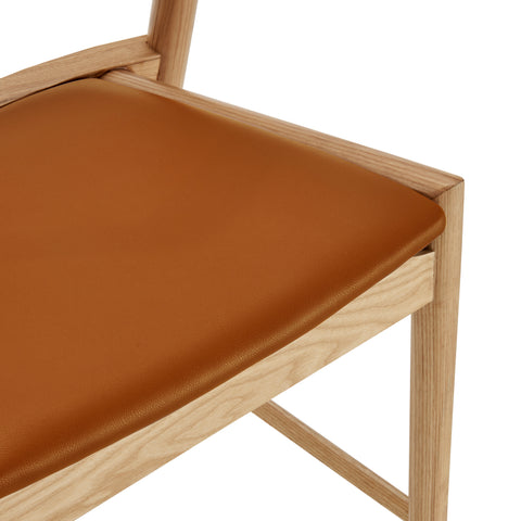 Dark Tan Leatherette/Natural