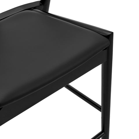 Black Leatherette/Black