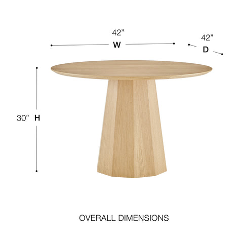 Oak / 42 Dining Table