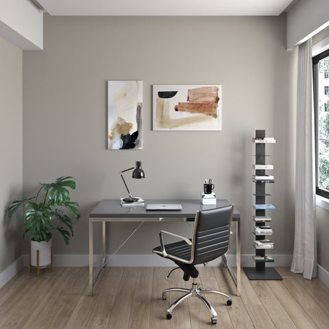 Anthracite / 60 10-Shelf Bookcase