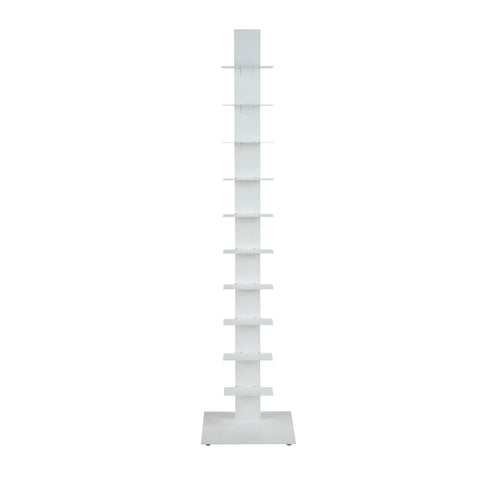 White / 60 10-Shelf Bookcase
