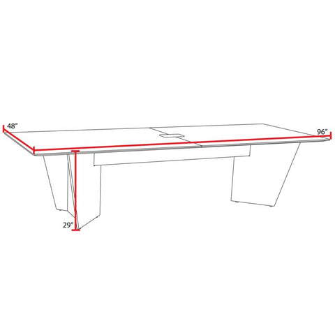 Cherry / Black / 8 ft