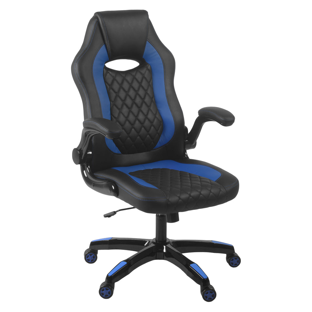 Aon Archeus Ergonomic Gaming Office Chair – High-Back PC Gaming Seat w/ Lumbar Support, Recline, Flip-Up Arms & Cushioned Seat – Racing-Style Gamer Chair – Black