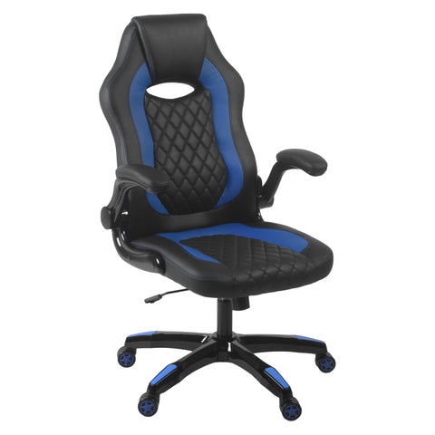 Aon Archeus Ergonomic Gaming Office Chair – High-Back PC Gaming Seat w/ Lumbar Support, Recline, Flip-Up Arms & Cushioned Seat – Racing-Style Gamer Chair – Black