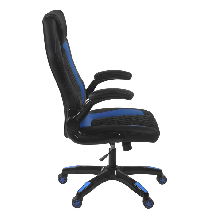 Aon Archeus Gaming Style Computer Desk Chair, Built-In Lumbar Support, Flip-Up Arm, Lock/Tilt 360 Swivel, 300 lb. max