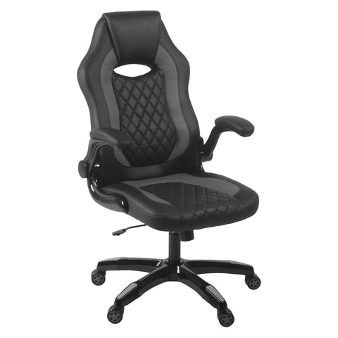 Aon Archeus Ergonomic Gaming Office Chair – High-Back PC Gaming Seat w/ Lumbar Support, Recline, Flip-Up Arms & Cushioned Seat – Racing-Style Gamer Chair – Black