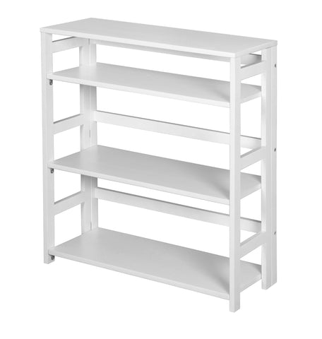Niche Flip Flop Bookshelf High Folding, No Tools, Assembly, Solid, Wood Bookcase