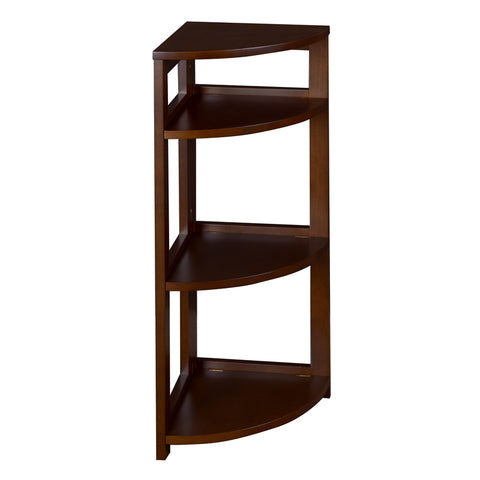 Mocha Walnut / 34 x 12 3-Shelf Corner