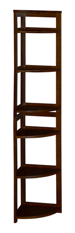 Niche Flip Flop Bookshelf High Folding, No Tools, Assembly, Solid, Wood Bookcase