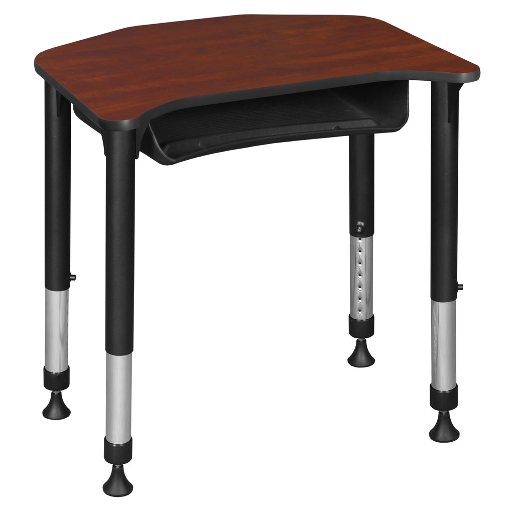 Regency Ferris 26 x 24 in Height Adjustable Student Student Activity Desk with Book Storage