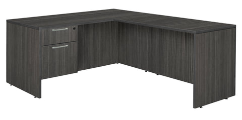 Regency Legacy L Desk with Single Pedestal Drawer Unit