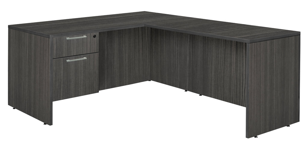 Regency Legacy L Desk with Single Pedestal Drawer Unit