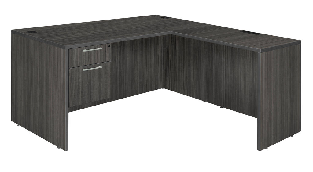 Regency Legacy L Desk with Single Pedestal Drawer Unit