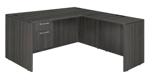 Regency Legacy L Desk with Single Pedestal Drawer Unit