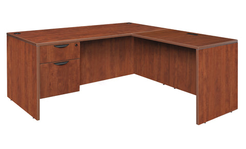 Regency Legacy L Desk with Single Pedestal Drawer Unit