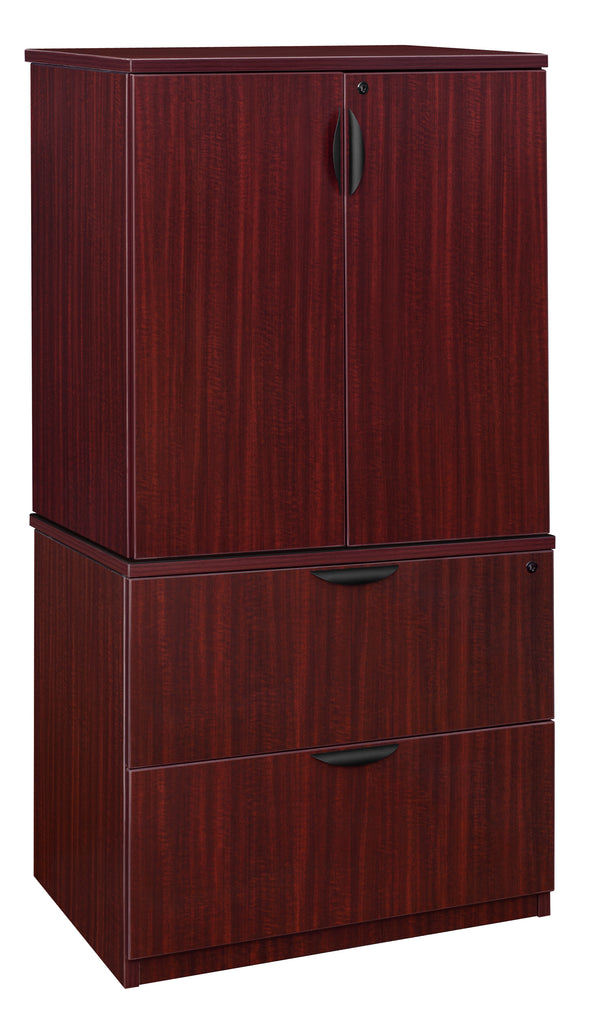 Regency Legacy Lateral File with Stackable Storage Cabinet