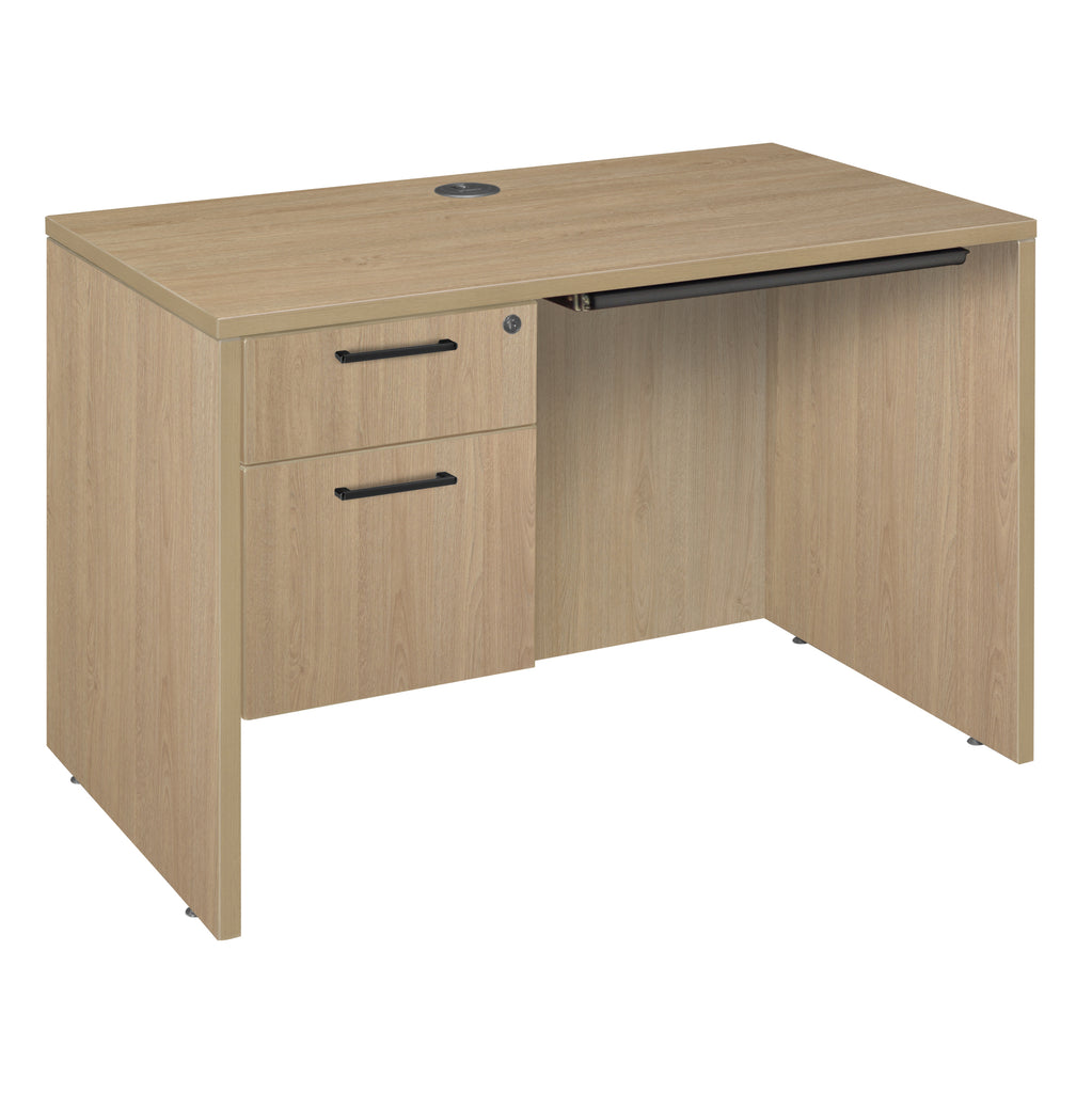 Romig Legacy 42 x 24 in. Executive Desk with Single Pedestal Drawer Unit & Pencil Drawer
