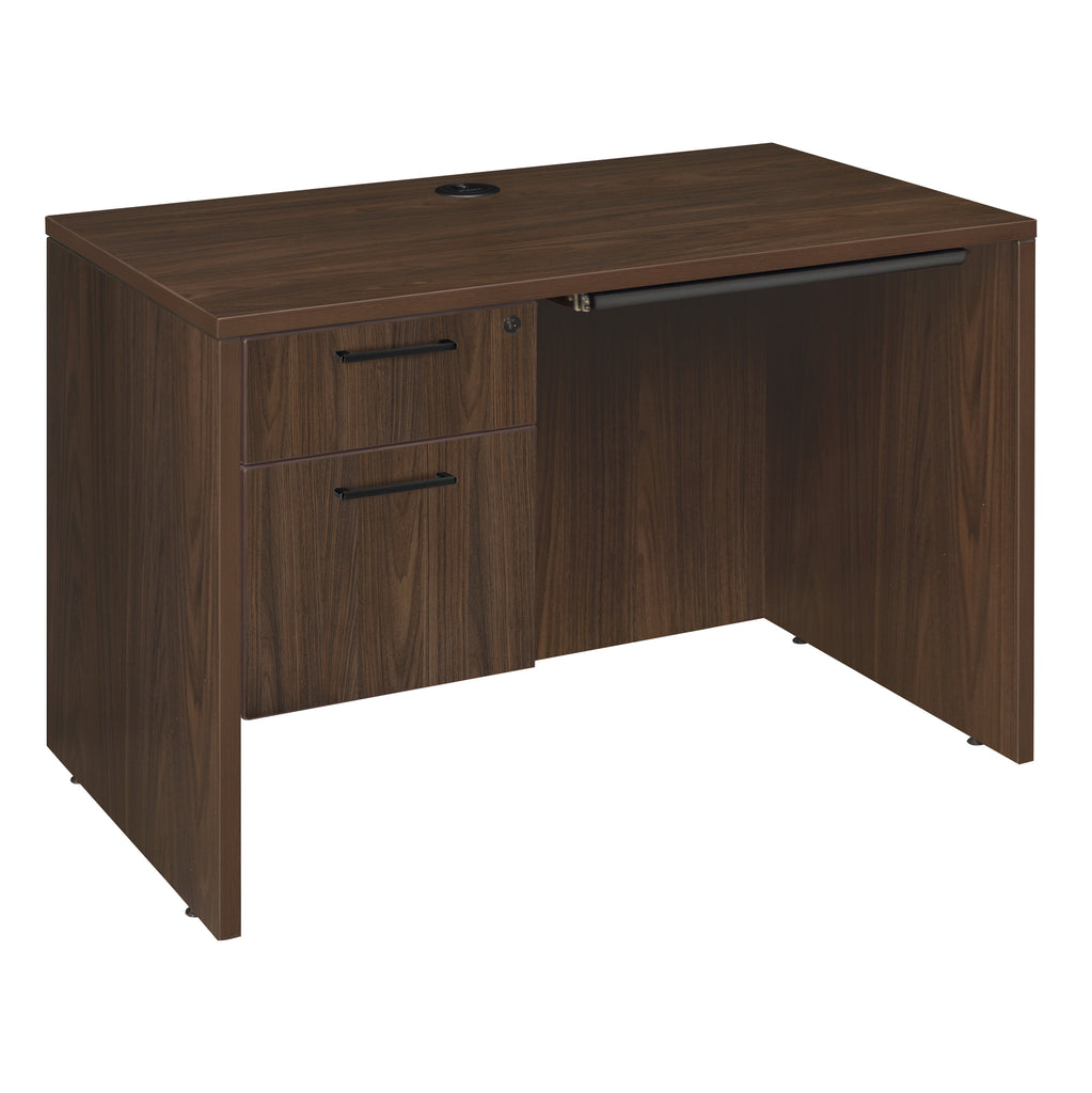 Romig Legacy 42 x 24 in. Executive Desk with Single Pedestal Drawer Unit & Pencil Drawer