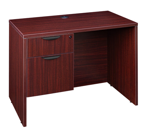 Regency Legacy Office Desk with Single Pedestal Drawer, Durable Laminate, Scratch-Resistant Surface, Spacious Workspace for Home, Professional, and Executive Offices
